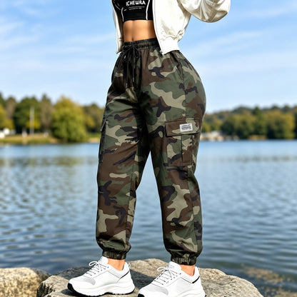 Pantalón Cargo Zaira™ con Cintura Ajustable, Bolsillos Laterales y Corte Jogger